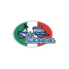 Sticker Master Vespa İtaly Sticker Oto Motor Pc Etiket