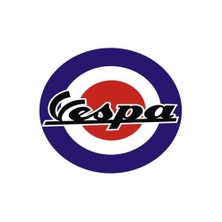 Sticker Master Vespa Mavi Sticker Oto Motor Pc Etiket