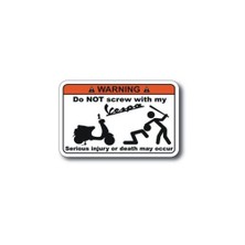 Sticker Master Vespama Dokunma Sticker Oto Motor Pc Etiket