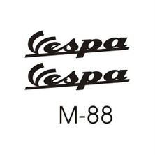 Sticker Master Vespa Yan Grenaj Set Oto Motor Pc Etiket