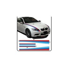 Sticker Master Bmw Şerit Sticker Set Oto Motor Pc Etiket