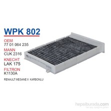 Wunder RENAULT MEGANE II KARBONLU Polen Filtresi OEM NO: 7701064235