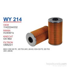Wunder BMW E36 3.25 TDS - E34 5.25 TDS M51 Yağ Filtresi OEM NO:11422244332
