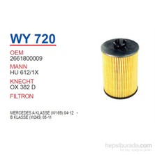 Wunder MERCEDES A KLASSE (W169) 04-12 - B KLASSE (W245) 05-11  Yağ Filtresi OEM NO:2661800009
