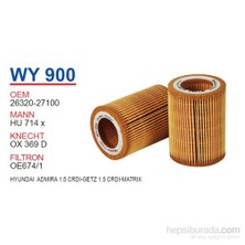 Wunder HYUNDAI ADMiRA 1.5 CRDI-GETZ 1.5 CRDI-MATRiX  Yağ Filtresi OEMNO:26320-27100