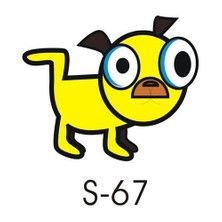 Sticker Master Sevimli Köpek Sticker Oto Motor Pc Etiket