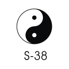 Sticker Master Ying Yang Sticker Oto Motor Pc Etiket