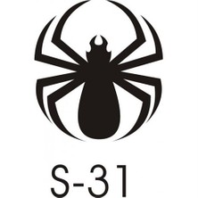 Sticker Master Örümcek Sticker Oto Motor Pc Etiket