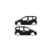 Sticker Master Peugeot Bipper Basık Araç Sticker Oto Motor Pc Etiket