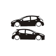 Sticker Master Peugeot 207 Sticker Oto Motor Pc Etiket