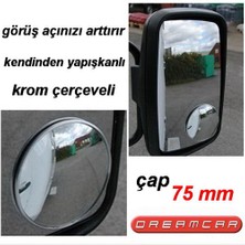 Dreamcar Kör Nokta Aynası Ø 75 mm Çaplı Krom 2304202