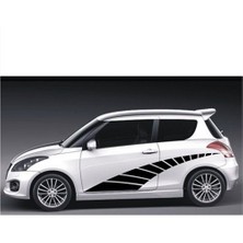 Sticker Master Suzuki Swift Yan Sticker Set-3 Oto Motor Pc Etiket