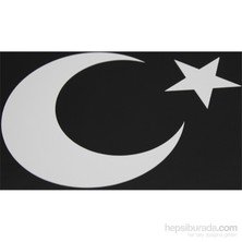 ModaCar Beyaz Ayyıldız Sticker 422277