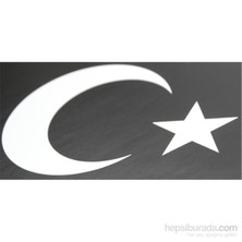 ModaCar Beyaz Ayyıldız Sticker 422277