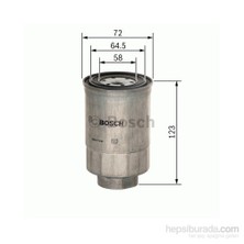 Bosch - Yakıt Filtresi  Toyota Corolla Yarıs D4d 0986Tf0166 İle Aynı - Bsc 1 457 434 440