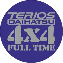 Sticker Master Dahiatsu Terios 4X4 Sticker Oto Motor Pc Etiket