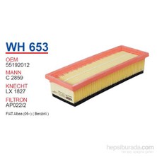 Wunder FIAT ALBEA - DOBLO 2006 BENZiNLi Hava Filtresi OEM NO: 55192012