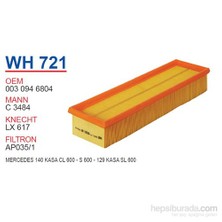 Wunder MERCEDES 140 KASA CL 600 - S 600 - 129 KASA SL 600 Hava Filtresi OEM NO:30946804