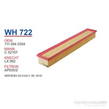 Wunder MERCEDES 203 KASA C 180 (00-02) Hava Filtresi OEM NO:1110940304