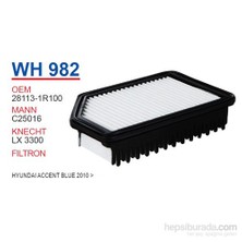 Wunder HYUNDAI ACCENT BLUE 2010 > Hava Filtresi OEMNO:28113-1R100