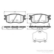 Beşer - Fren Balatası Ön Hyundaı Accent Era Ym. - Bsr 3880