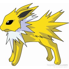 Pokemon Jolteon Sticker Oto Motor Pc Etiket