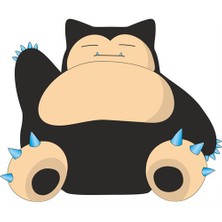 Pokemon Snorlax Sticker Oto Motor Pc Etiket