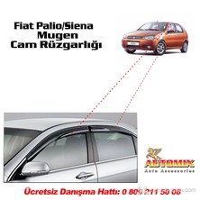 Sunplex Fiat Palio Siena Mugen Cam Rüzgarlığı