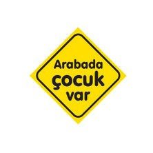 Automix Arabada Çocuk Var Vantuzlu