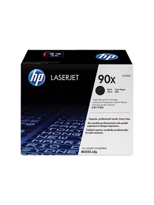 HP 90X 24000 Sayfa Kapasiteli Siyah Toner CE390X