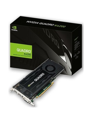 PNY Nvidia Quadro K4200 4GB 256Bit DDR5 (DX11) PCI-E 2.0 Ekran Kartı (VCQK4200-PB)
