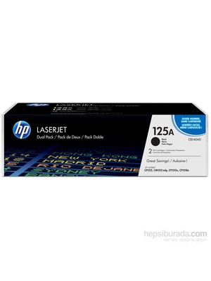 HP 125A 2'li Paket 2200 Sayfa Kapasiteli Siyah Toner CB540AD