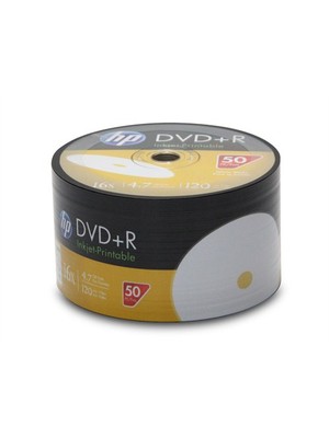 HP DVD+R 16X 50li Spindle 4.7GB 120dk (DRE00070-3)