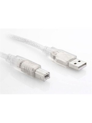 S-Link Sl-U2005 S-Lınk 5 Metre Usb 2.0 Şeffaf Yazıcı Kablosu