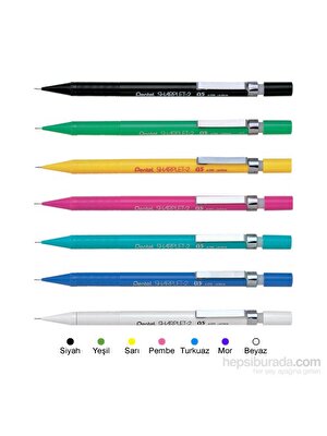 Pentel A125-G Plastik Sarı Gövdeli 0.5 mm Versatil Sharplet