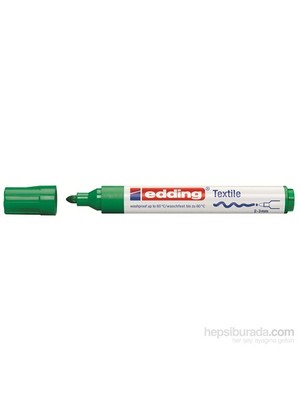 Edding Kumaş Boyama Kalemi Yeşil Işığa Dayanıklı Su Bazlı Mürekkep ile 2-3mm Çizgi Kalınlığı