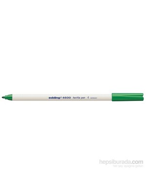 Edding Kumaş Boyama Kalemi Yeşil 2-3mm Çizgi Kalınlığı Su Bazlı Kokusuz Mürekkep