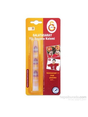 Edding GS 1 Adet Yüz Boyama Kalemi Galatasaray Renkleriyle Eğlenceli Aktiviteler İçin