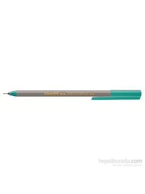Edding İnce Uçlu Keçeli Kalem Turkuaz 0.3 mm Su Bazlı Mürekkep ile 5 Adet