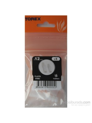 Plastik Dübel 12Mm 8 Adet