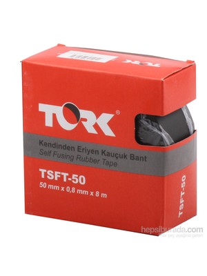 Tork 50X0,8X8m Siyah Eriyen Bant