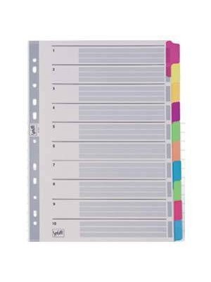 Serve Ayraç (A4/10 Renkli Klasik)180Gr/M² Karton, Sv-5521/K