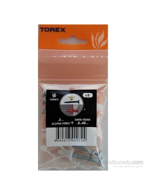 Alçıpan Dübeli 2 Mm+ 5X40 Sunta Vidası 6 Adet