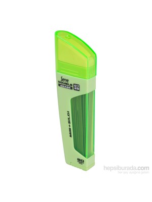 Serve Double Erase 80 Adet Elma Yeşili Kalem Uçları ve Silgi Seti 0.7mm Pratik Kullanım