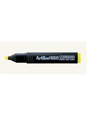 Artline EK-660 Fosforlu Kalem 1 Adet Sarı Renkli Ofis ve Okul İçin Uygun