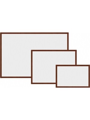 Panda 45 x 60 MDF Çerçeve Duvara Monte Laminat Yazı Tahtası  (PAN222)