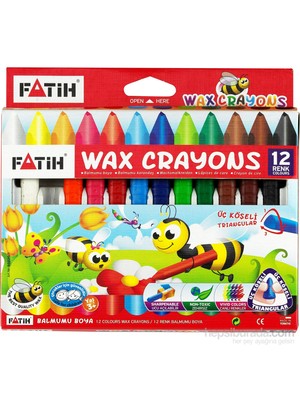 Fatih Jumbo Crayon Mum Boya 12 Renk FA50220CB12R
