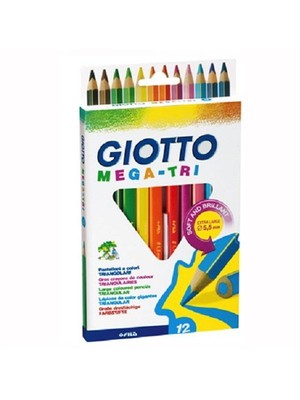 Giotto Gıotto Mega Tri 12li Kutu Kuru Boya / 22060