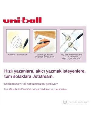 Uni-ball Jetstream Style Hızlı Yazı Kalemi (SXN-190)