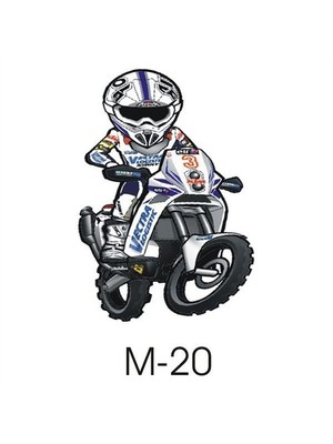 Sticker Master Cross Motosiklet Sticker Oto Motor Pc Etiket